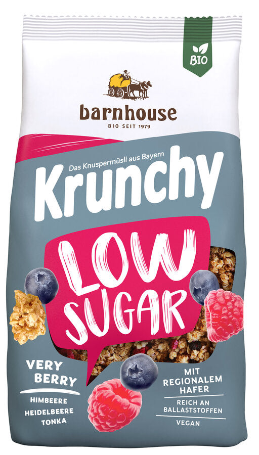 bio Krunchy Low Sugar Very Berry  375g