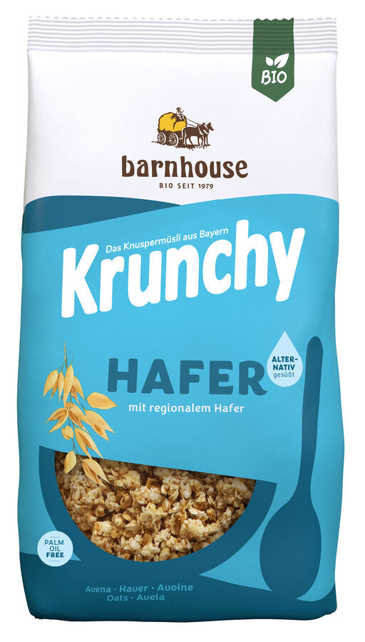 bio Krunchy Hafer alternativ gesüßt  750g