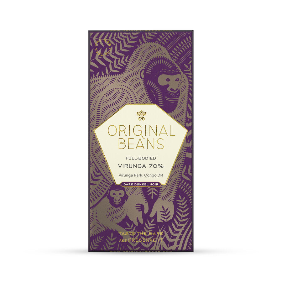 bio Dunkelschokolade Cru Virunga 70%  70g