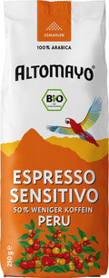 bio Espresso Sensitivo, gemahlen  250g