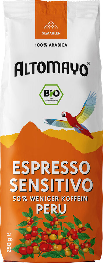 bio Espresso Sensitivo, gemahlen  250g