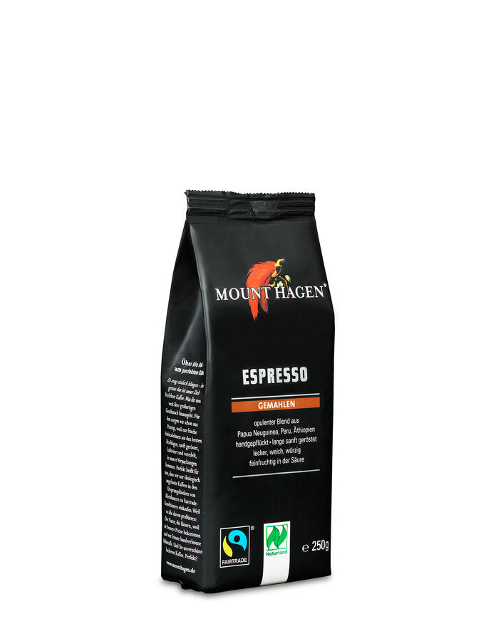 bio Mount Hagen Bio Espresso, gemahlen  250g