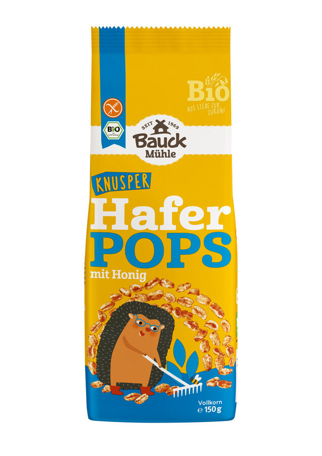 bio Haferpops mit Honig  150g