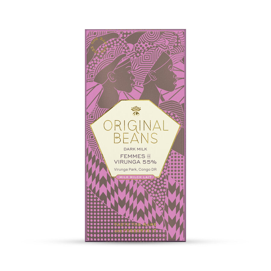 bio Milchschokolade Femmes de Virunga 55%  70g