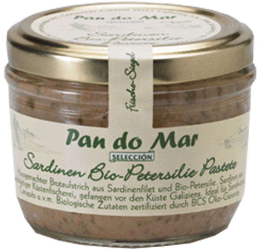 bio Sardinen Petersilie Pastete  125g
