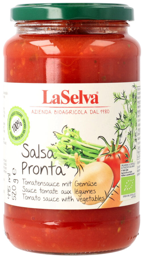 bio Salsa Pronta - Tomatensauce mit Gemüse  520g
