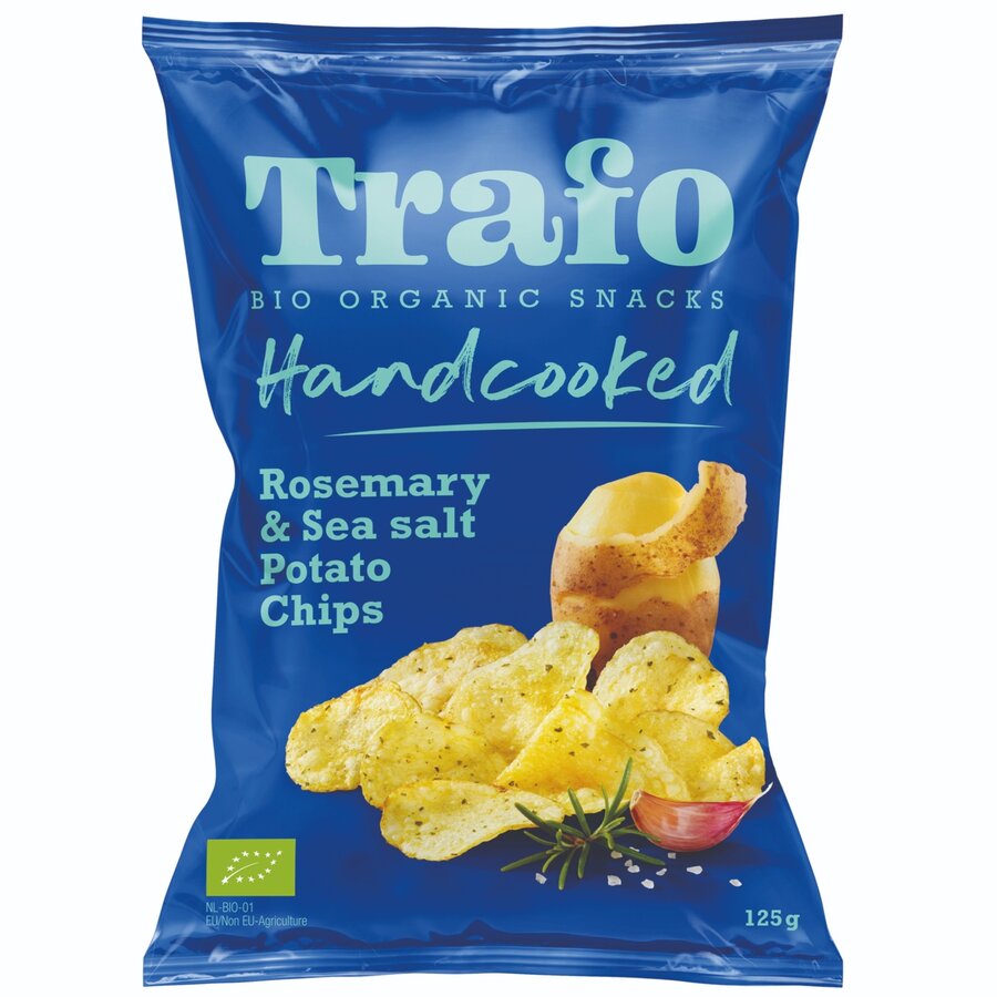bio Handcooked Chips Rosmarin  125g