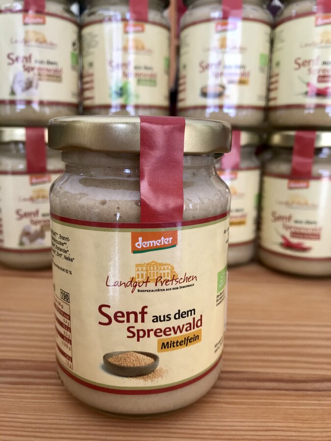bio Senf, mittelfein  200ml