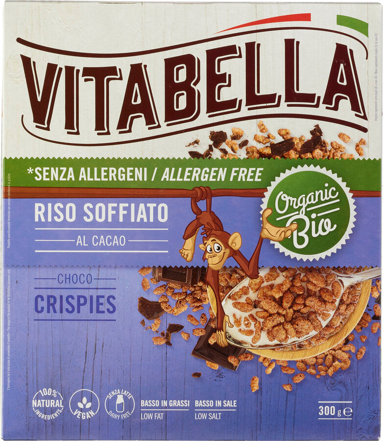 bio Vitabella Schoko Reis Crispies  300g