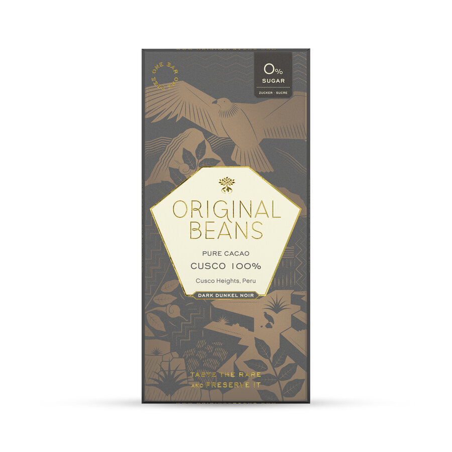 bio Dunkelschokolade Cusco Chuncho 100%  70g