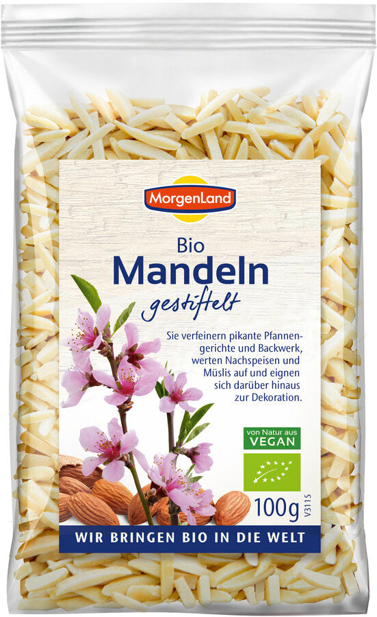 bio Mandeln gestiftelt  100g