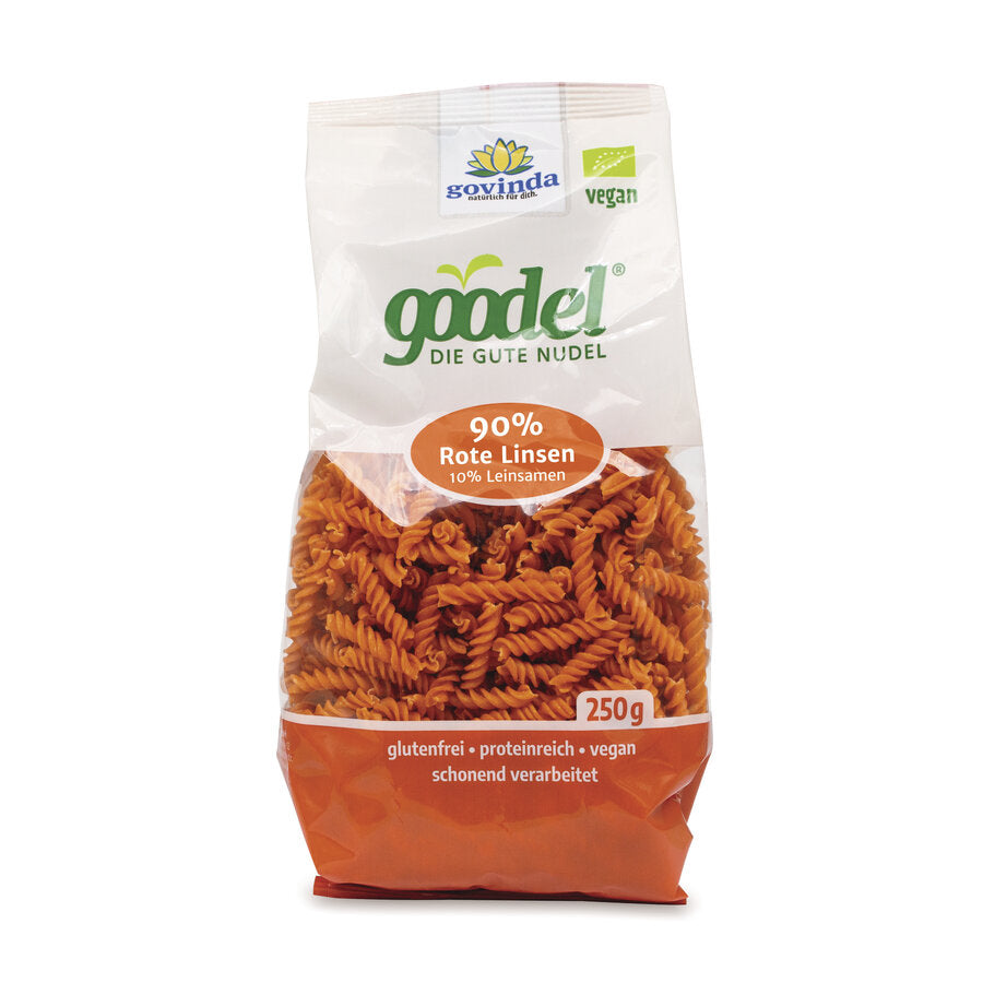 bio Goodel Rote Linse Leinsaat Spirelli  250g