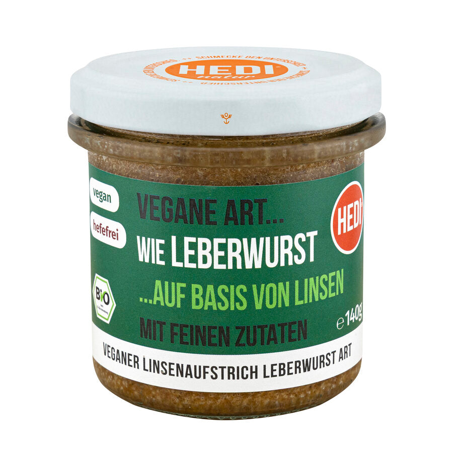 bio Vegane Art Leberwurst mit feinen Zutaten  140g