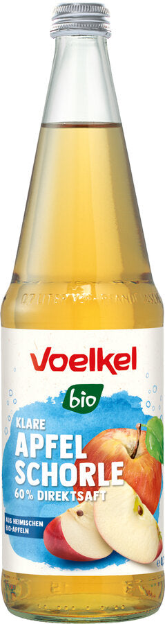 bio Apfelschorle, klar  0,7Ltr