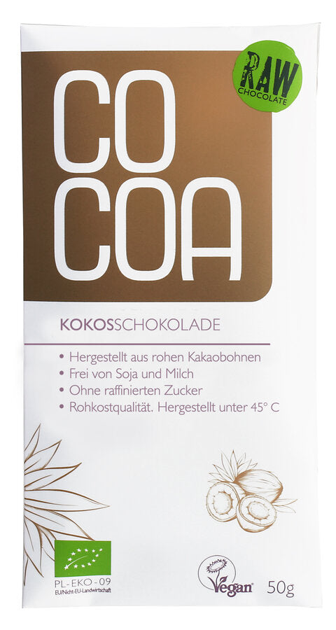 bio Kokosschokolade  50g