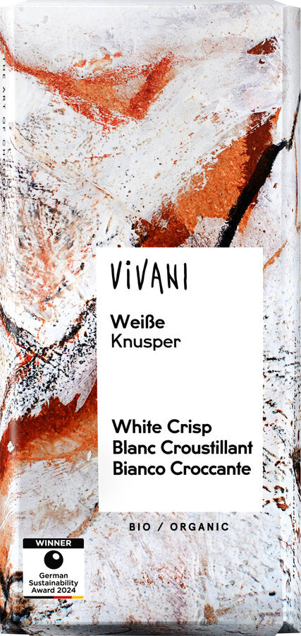 bio Weiße Knusper Schokolade  100g