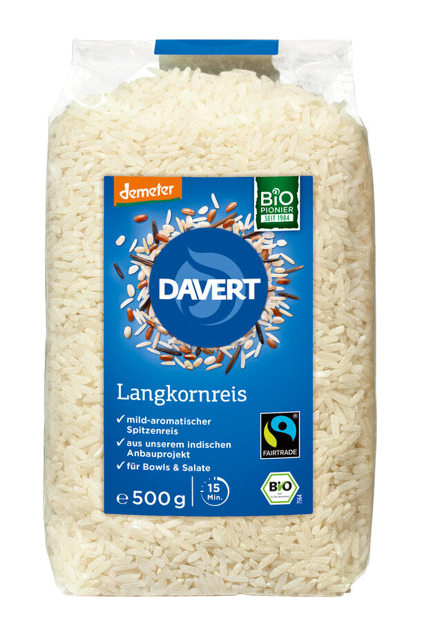 bio Langkornreis, weiß  500g