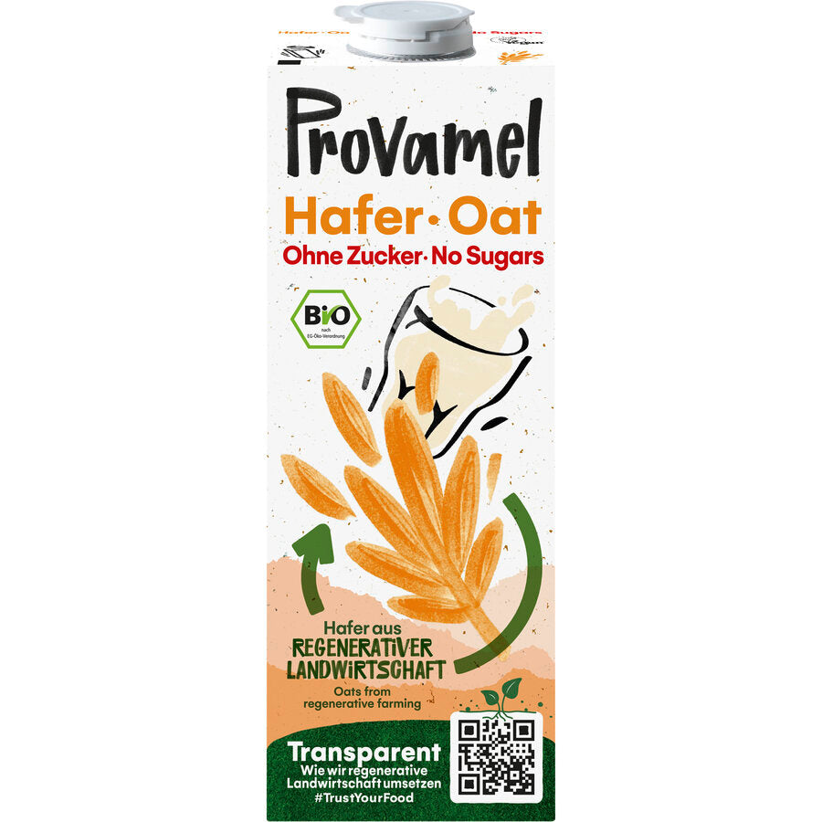 bio Haferdrink ohne Zucker  1Ltr