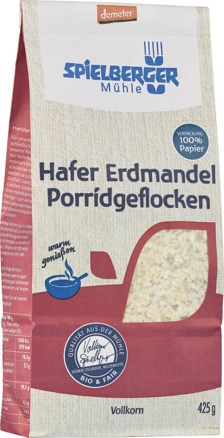 bio Hafer Erdmandel Porridge Flocken  425g