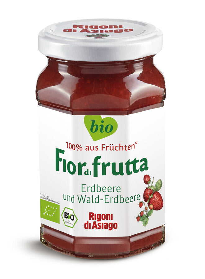 bio Fiordifrutta Erdbeer & Walderdbeer Aufstrich  250g