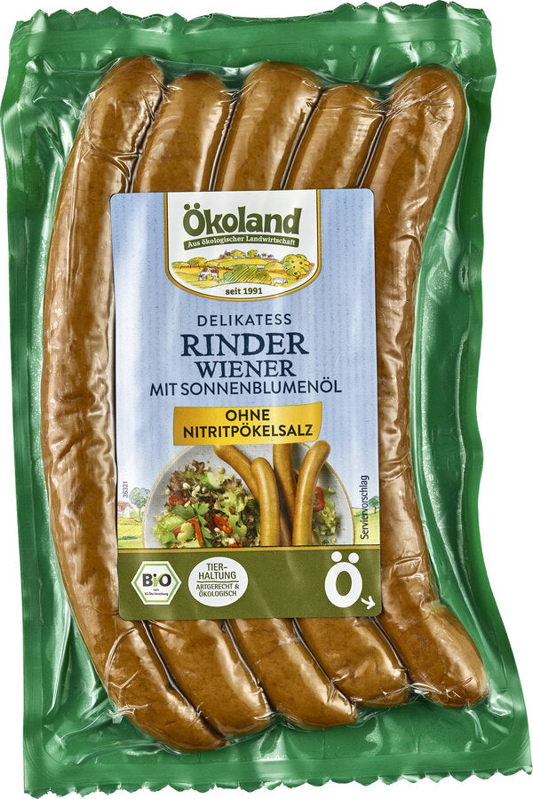 bio Rinderwiener 5St.  200g