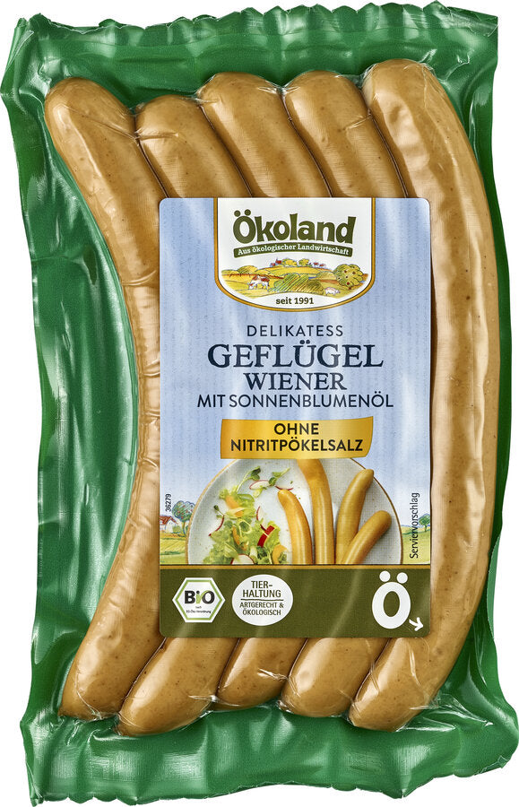 bio Geflügel Wiener 5St.  200g