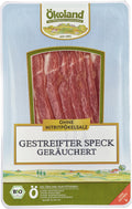 bio gestreifter Speck, geschnitten  100g