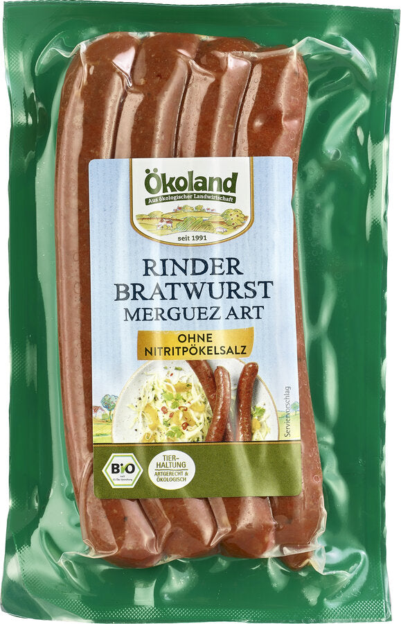 bio Rinderbratwurst Merguez Art 4St.  200g