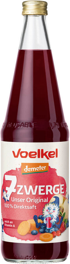 bio 7-Zwerge Kindersaft, mit Möhre  0,7Ltr