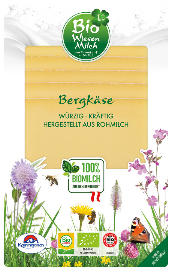 bio Bergkäse in Scheiben  100g