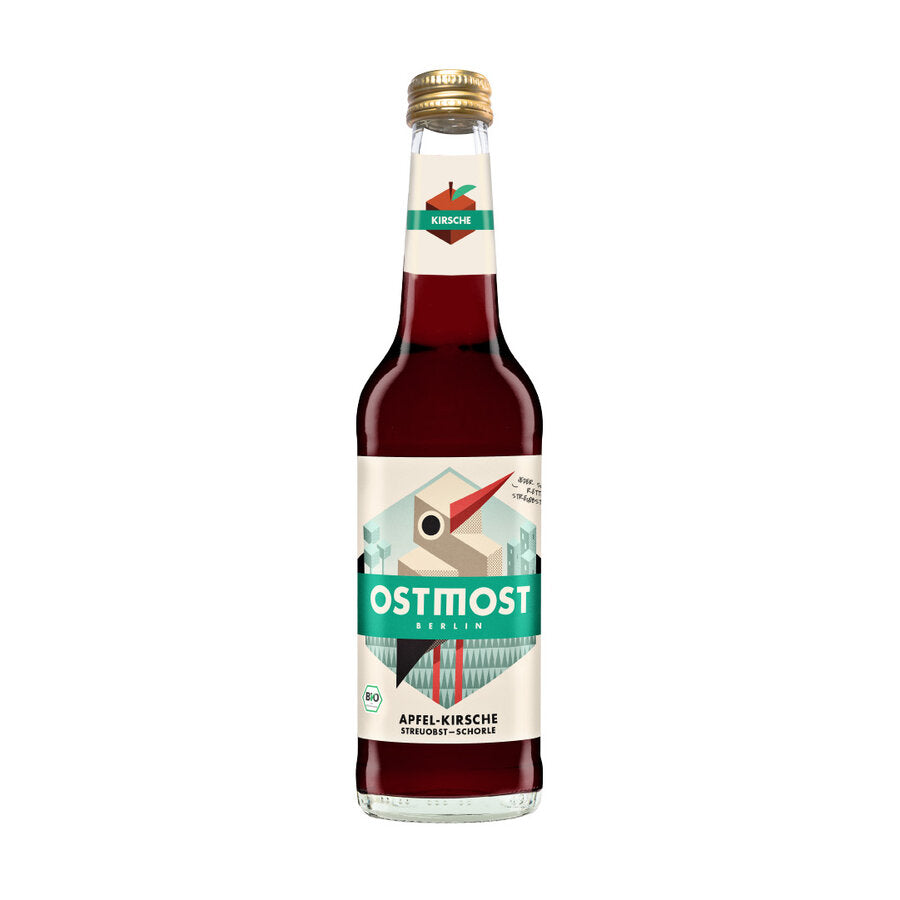 bio Ostmost Apfel Kirsch Schorle  0,33Ltr