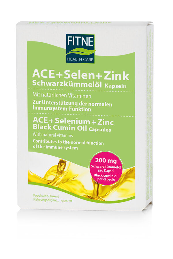 ACE + Selen + Zink Schwarzkümmelöl Kapseln  60St.