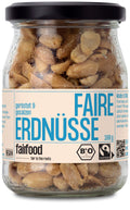bio Faire Erdnüsse, geröstet & gesalzen  160g