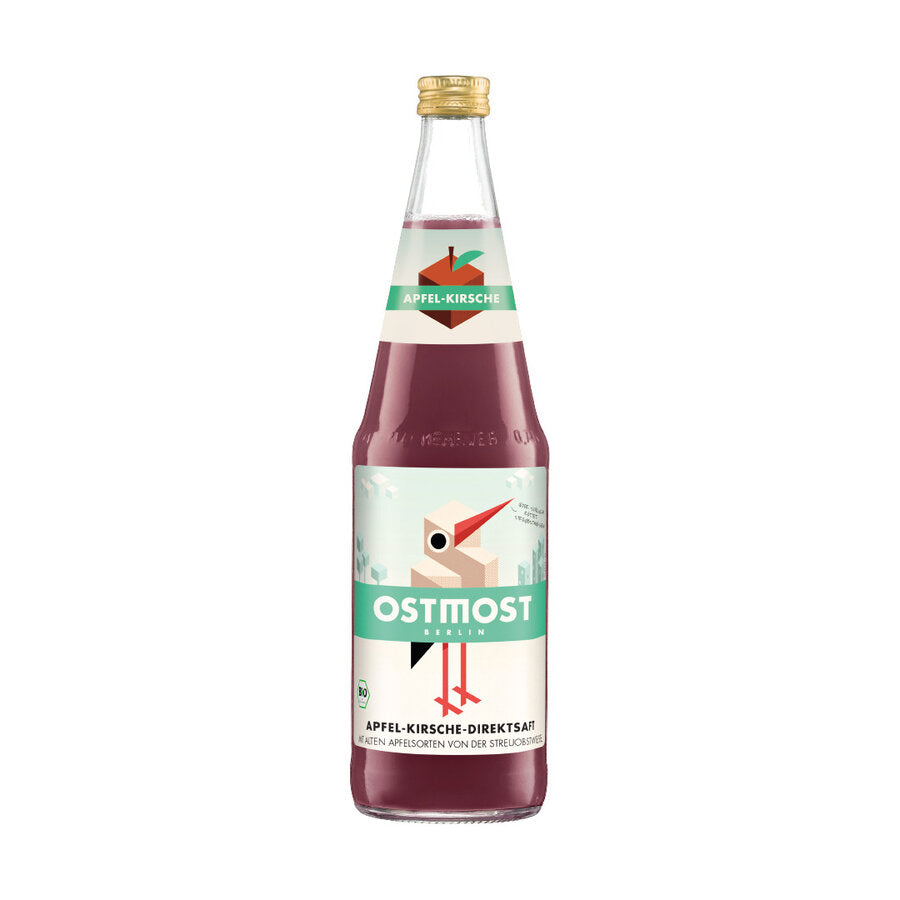 bio Streuobst Apfel Kirsch Saft  0,7Ltr