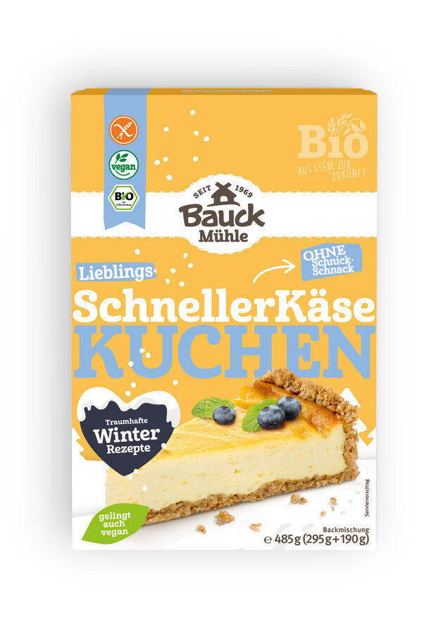 bio Käsekuchen Backmischung  485g