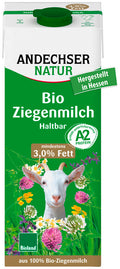 bio Ziegen H-Milch, Karton 3%  1Ltr