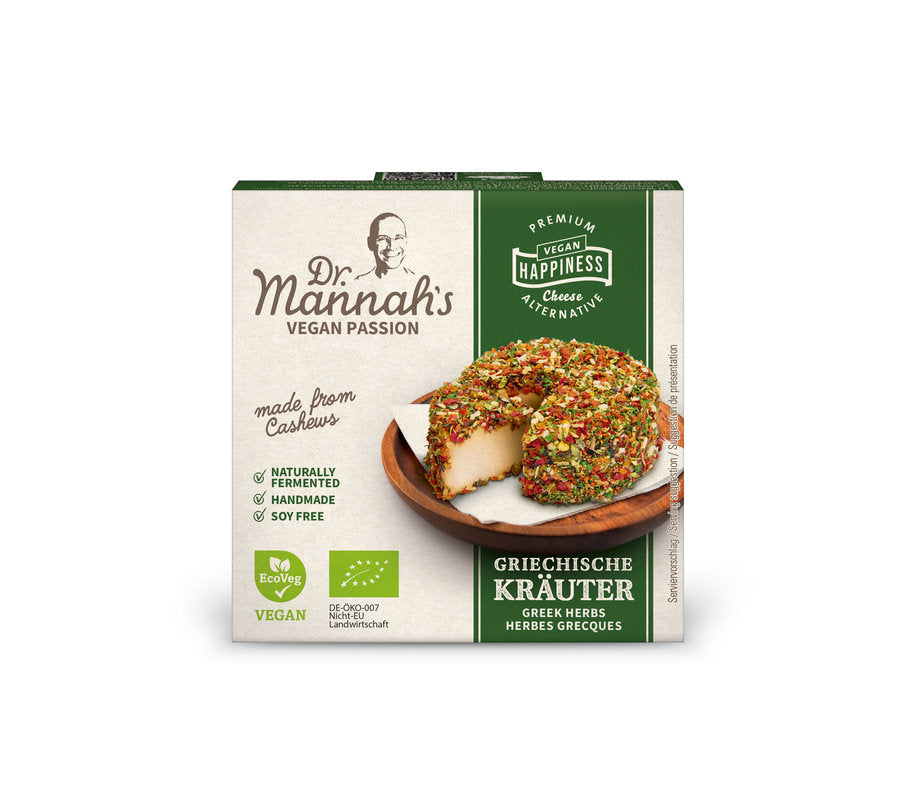 bio Käsealternative aus Cashew griech. Kräuter  100g