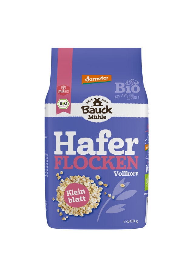 bio Haferflocken, Kleinblatt  500g