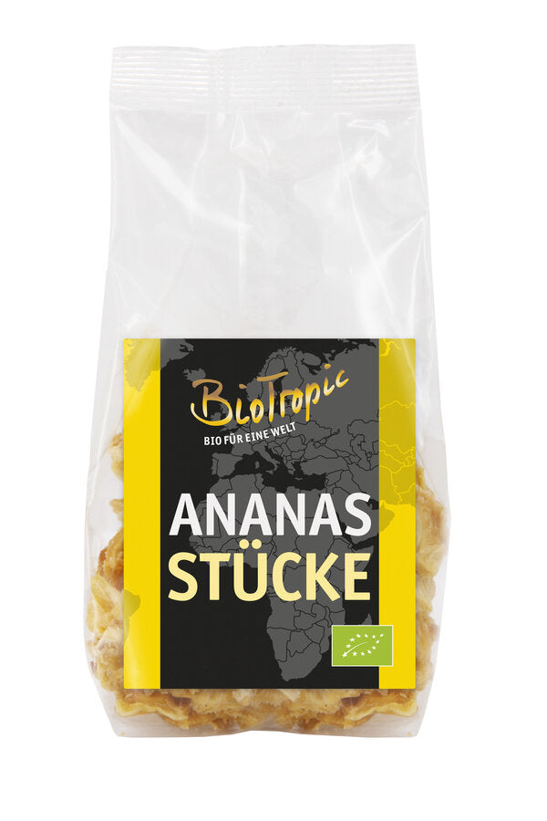 bio Ananasstücke  100g