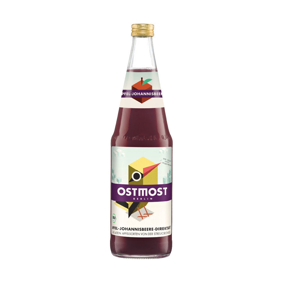 bio Streuobst Apfel Johannisbeeren Saft  0,7Ltr