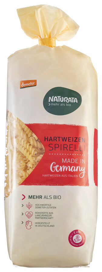 bio Hartweizen Spirelli, hell  500g