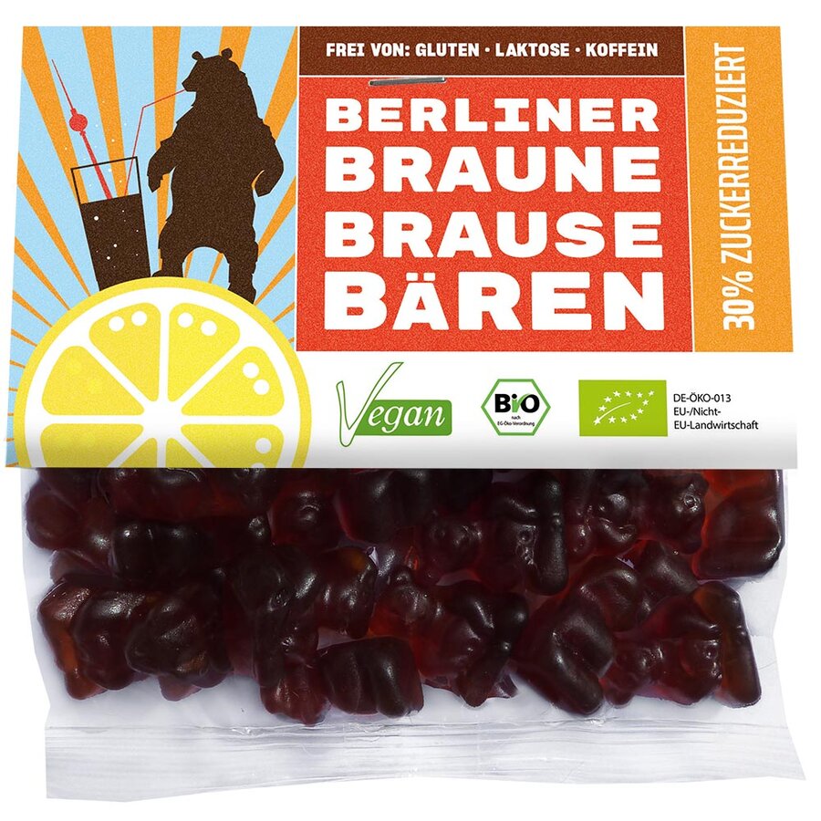 bio Berliner Braune Brause Bären  75g