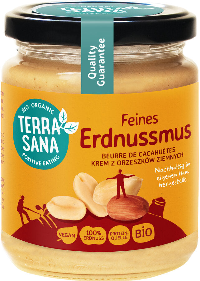 bio Erdnussmus, fein  250g