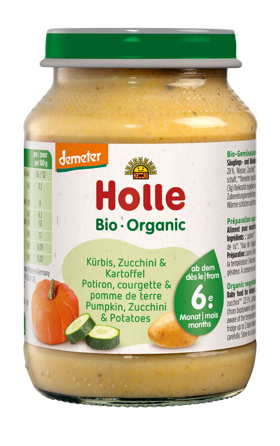 bio Zucchini Kürbis & Kartoffeln  190g