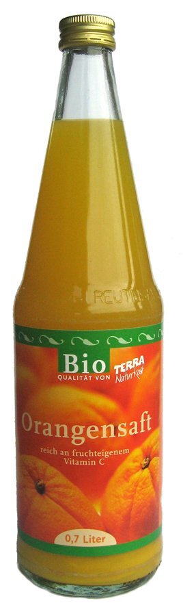bio TERRA Orangensaft  0,7Ltr