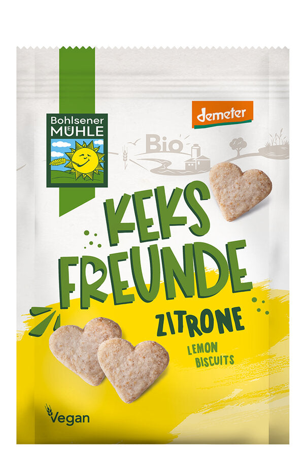 bio Keksfreunde Zitrone  125g