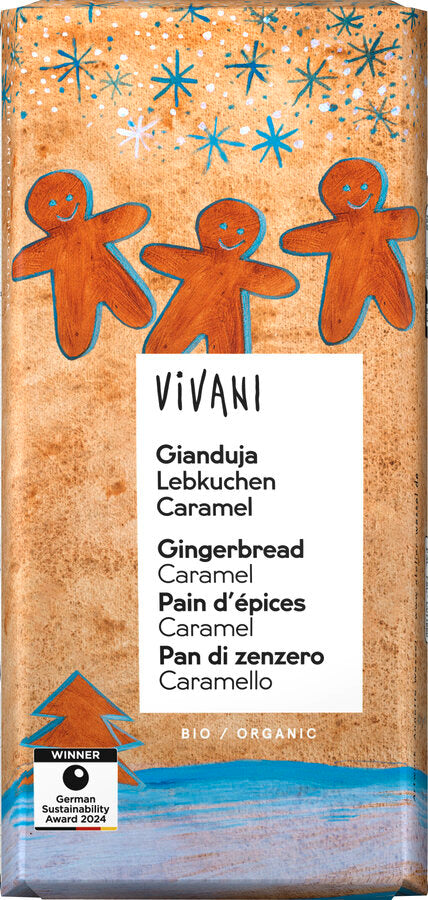 bio Gianduja Lebkuchen Caramel  100g