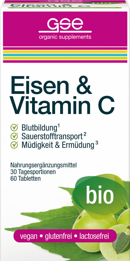 Eisen + Vitamin C Complex 500mg  60Tabl.