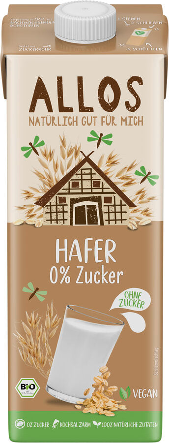 bio Haferdrink 0% Zucker  1Ltr