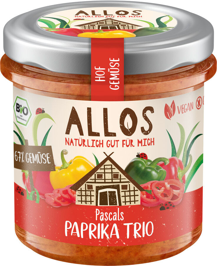 bio Hofgemüse Pascals Paprika Trio  135g